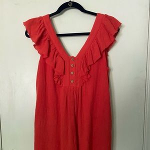 Newbury Kustom Red dress with back tie